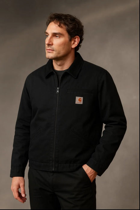 The Classic Straight – Canvas Jacket (Khaki)